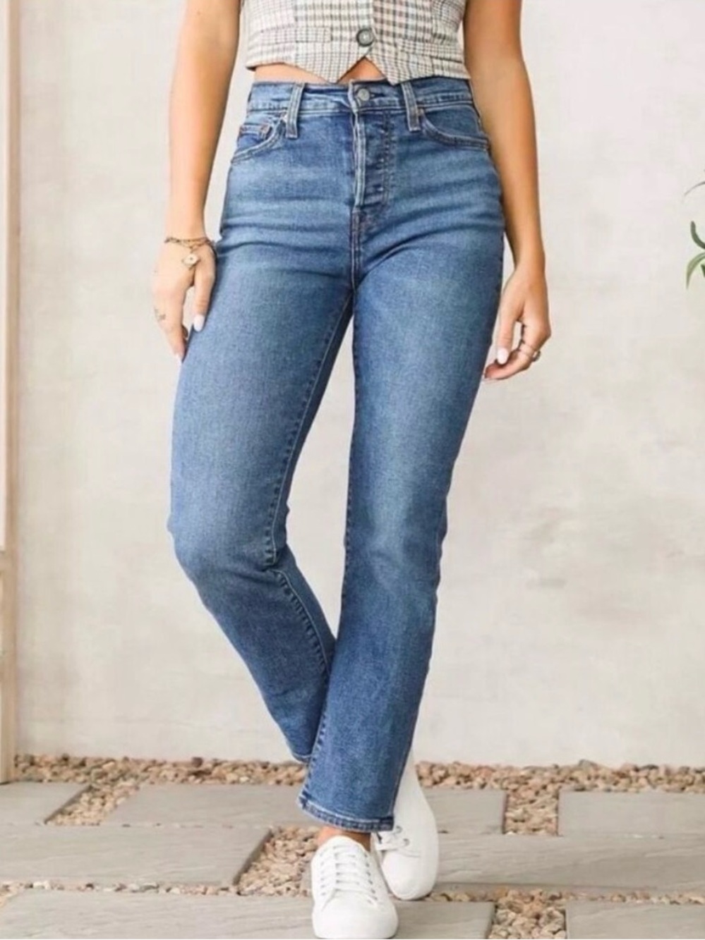 Levi’s Ribcage Straight Ankle Denim Jeans, Women’s Size 30